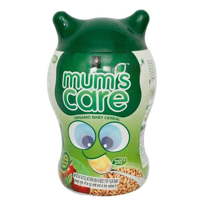 Mum's Care Organic Baby Cereal Wheat Apple