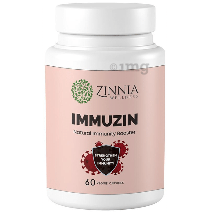 Zinnia Wellness Immuzin Natural Immunity Booster Veggie Capsule