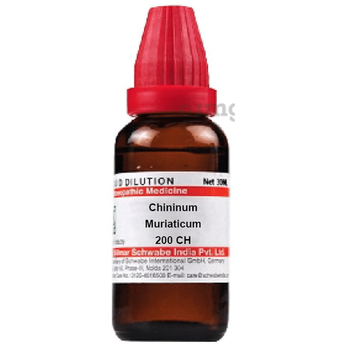 Dr Willmar Schwabe India Chininum Muriaticum Dilution 200 CH
