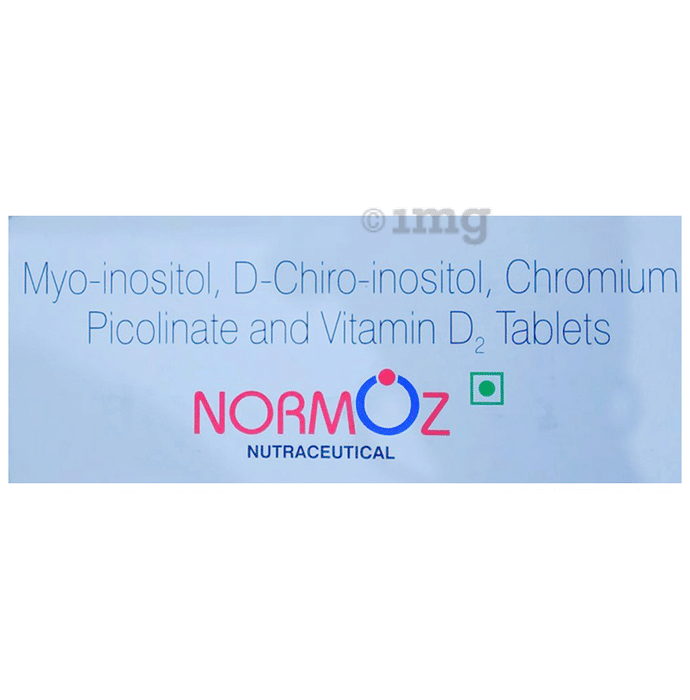 Normoz Tablet with Myo-Inositol, D-Chiro-Inositol, Chromium & Vitamin D2