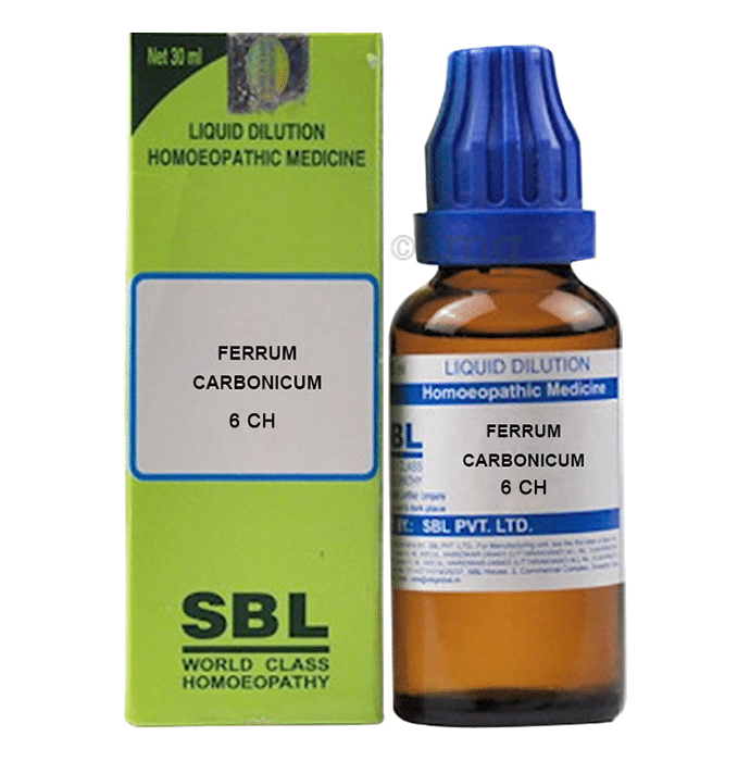 SBL Ferrum Carbonicum Dilution 6 CH