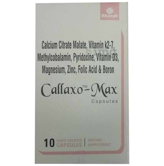Callaxo-Max Soft Gelatin Capsule