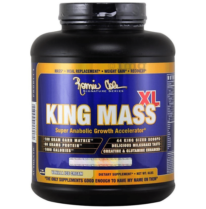 Ronnie Coleman King Mass XL | For Muscle Recovery & Immunity | Flavour Vanilla Icecream