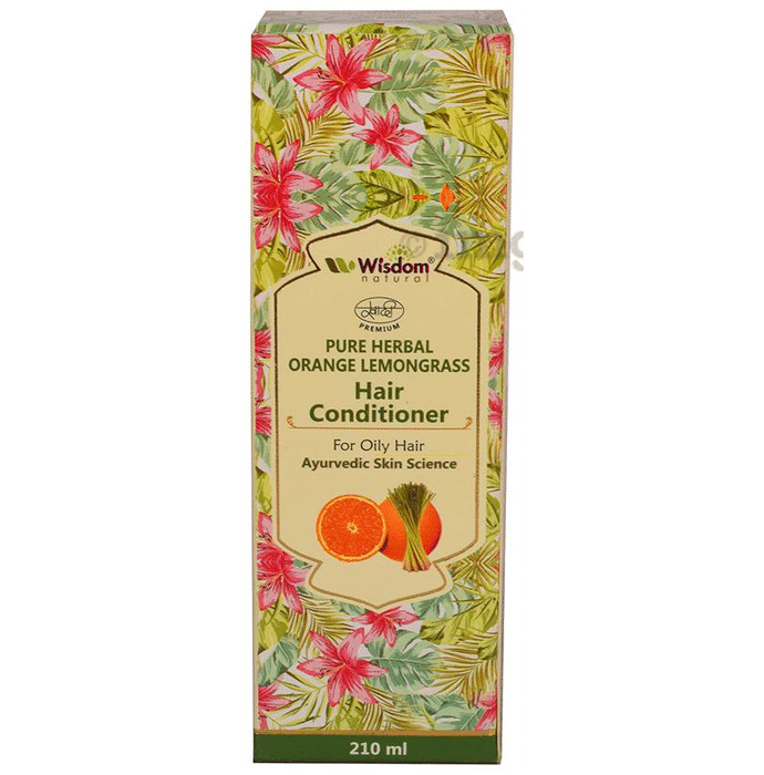 Wisdom Natural Pure Herbal Hair Conditioner Orange Lemongrass