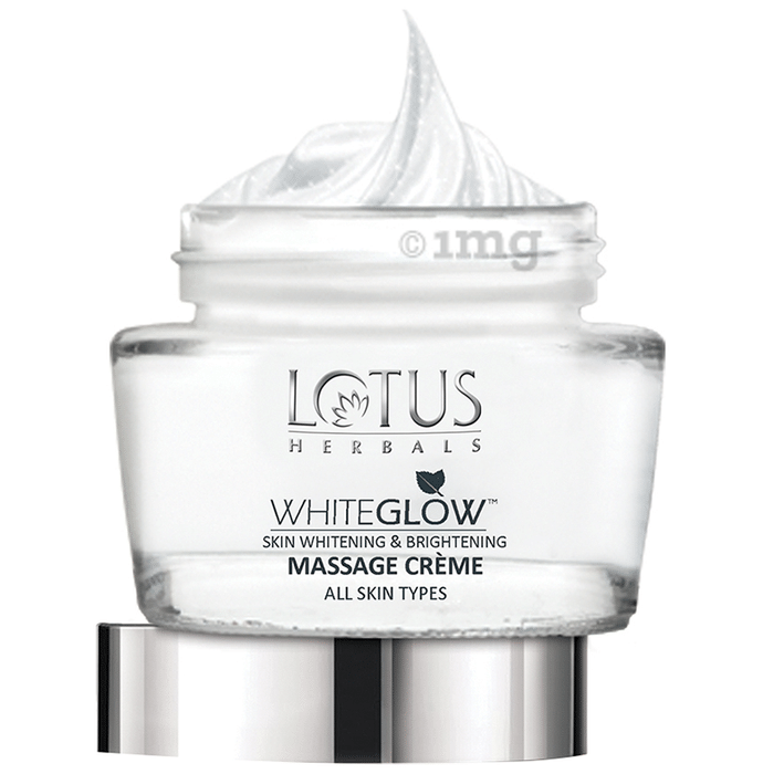 Lotus Herbals White Glow Skin Whitening and Brightening Massage Creme