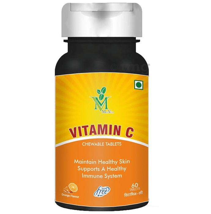 Mint Veda Orange Sugar Free Vitamin C Chewable Tablet