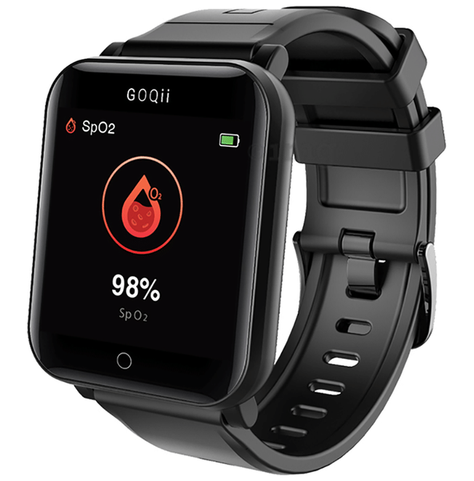 GOQii Smart Vital Fitness SpO2 Tracker with 3 Months Personal Coaching Subscription