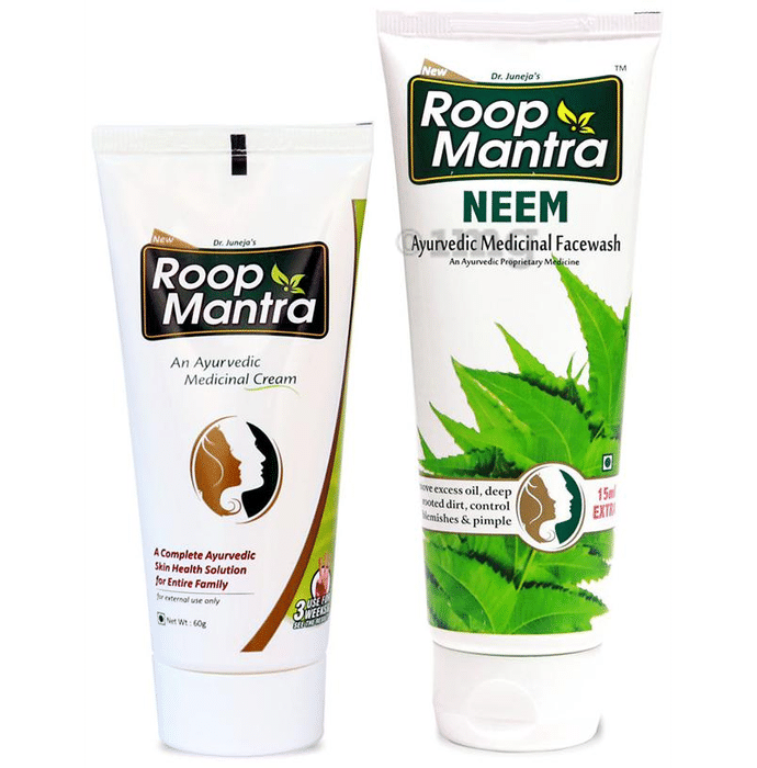Roop Mantra  Combo Pack of Face Cream 60gm & Neem Face Wash 115ml