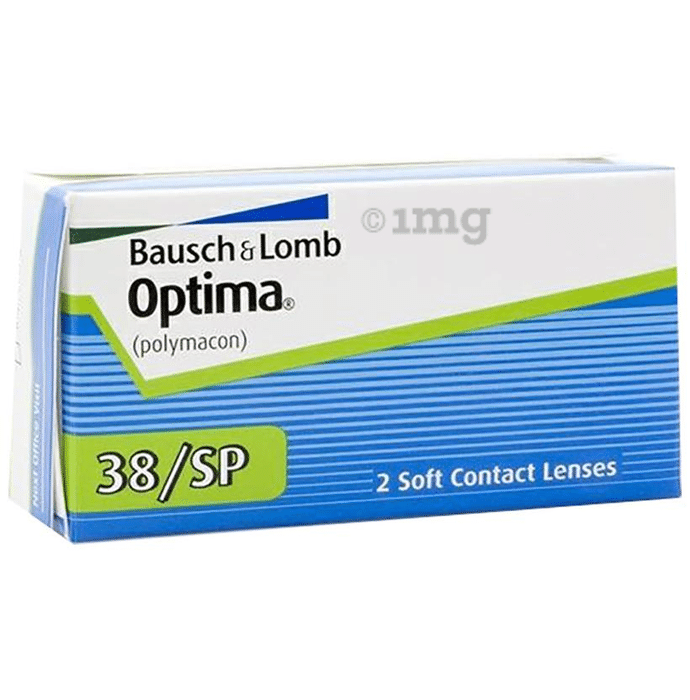 Bausch + Lomb Optima 38/SP Contact Lens Optical Power -7.5 Transparent Spherical