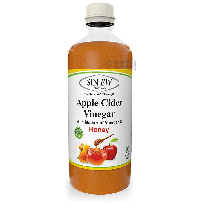 Sinew Nutrition Apple Cider Vinegar With Honey and Mother of Vinegar