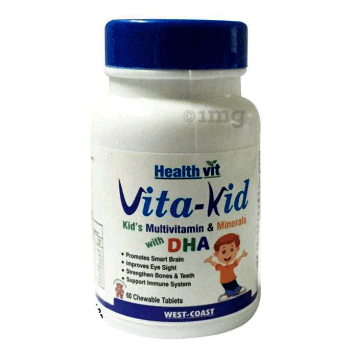 HealthVit Vita-Kid Multivitamin & Mineral with DHA Tablet
