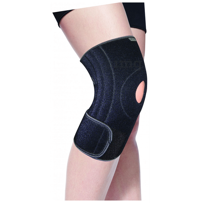 Health Point ES-7A66 New OK Knee Support Open Patella with Cotton Free Size