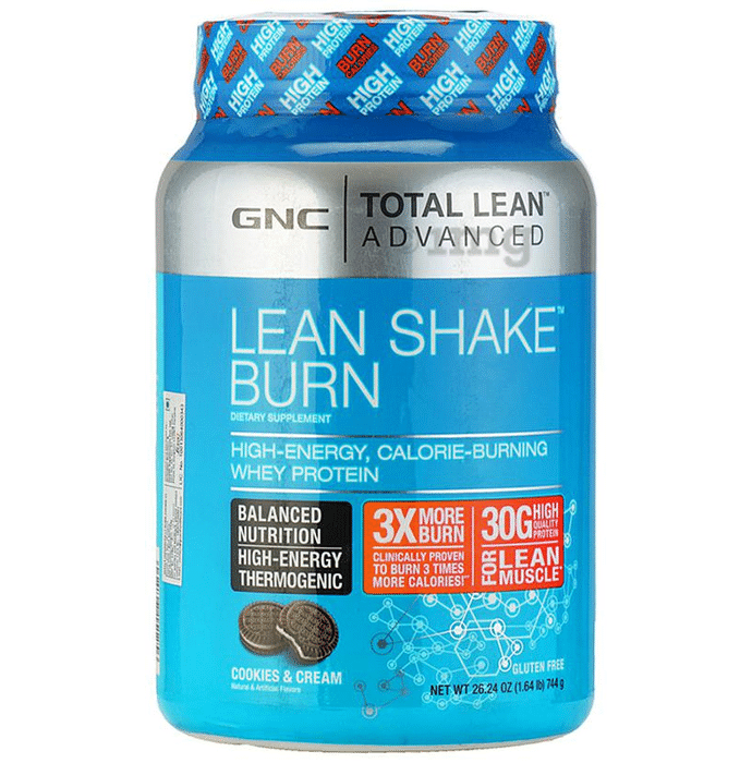 GNC Lean Shake Burn Powder Cookies & Cream