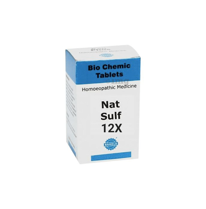 Bahola Nat Sulf Biochemic Tablet 12X