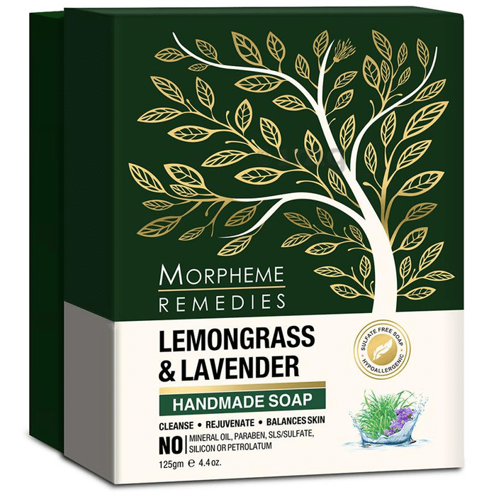 Morpheme Remedies Lemongrass & Lavender Handmade Soap