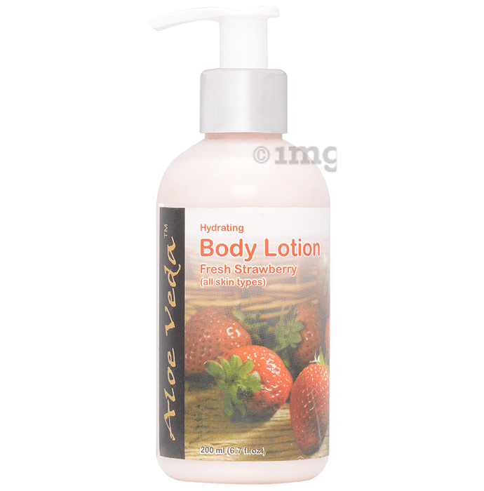 Aloe Veda Hydrating Body Lotion Fresh Strawberry