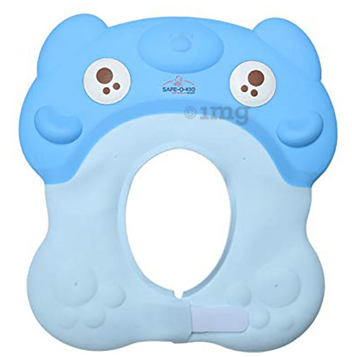 Safe-O-Kid No Tears Fit-All Adjustable Kid's Shampoo Hat Blue