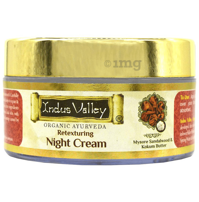 Indus Valley Organic Ayurveda Cream Retexturing Night