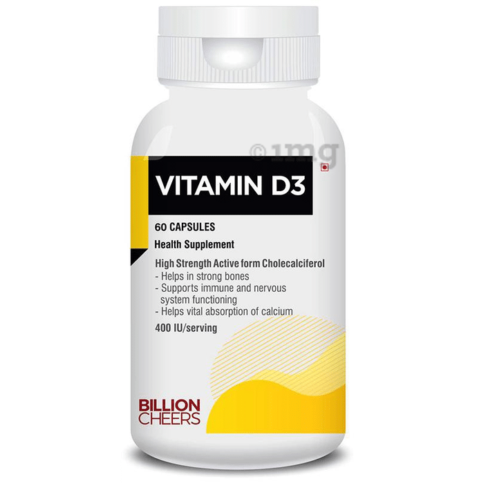 Billion Cheers Vitamin D3 Capsule