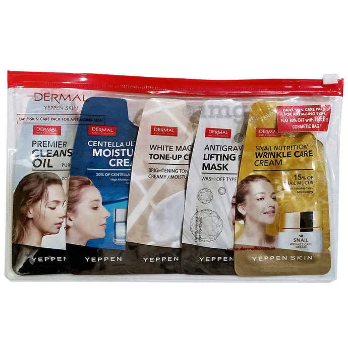 Dermal Daily Skin Care Pack for Antiaging Skin