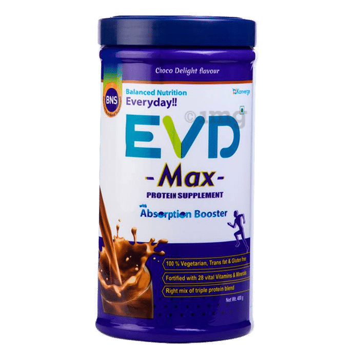 EVD Max Protein Supplement with Absorbtion Booster Powder Choco Delight