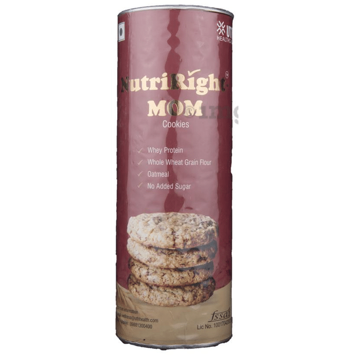 NutriRight Mom Cookies with Whey Protein & Oatmeal | No Added Sugar