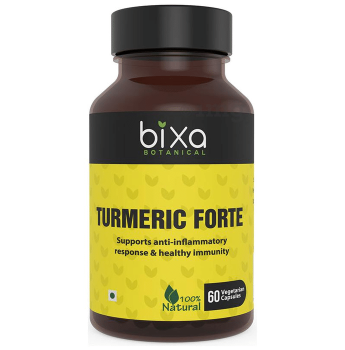 Bixa Botanical Turmeric Forte 95% Curcuminoids 450mg Vegetarian Capsule