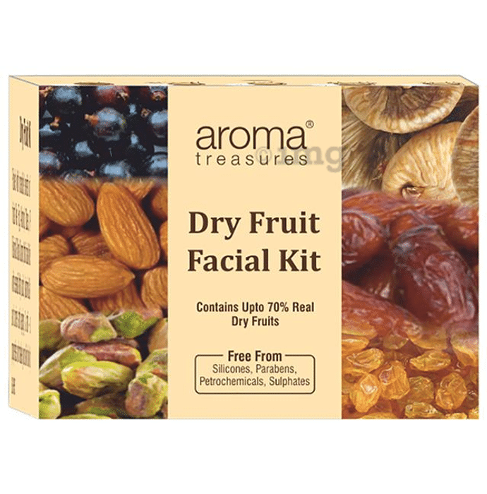 Aroma Treasures Dry Fruit Facial (One Time Use) Kit