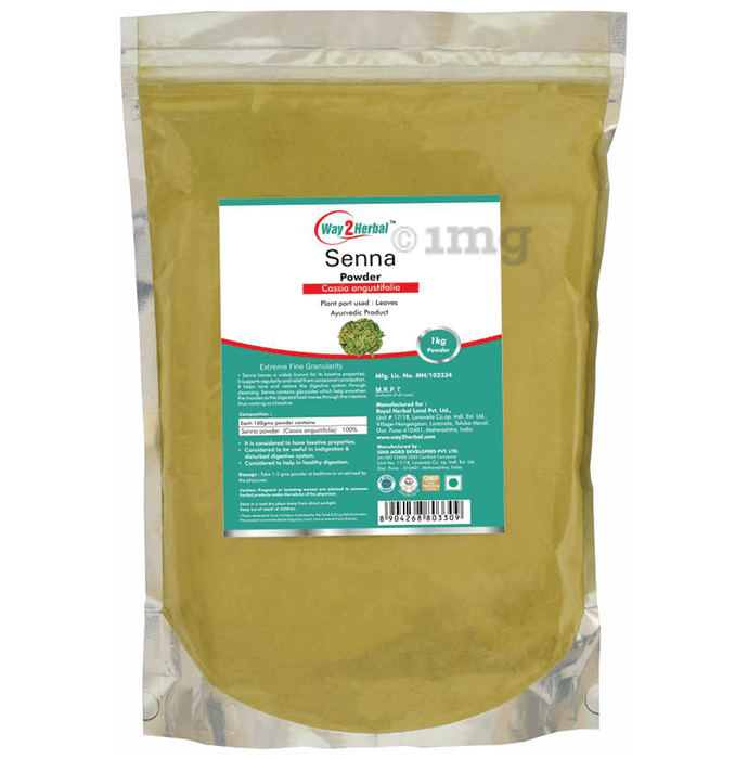 Way2Herbal Senna Powder: Buy packet of 1.0 kg Powder at best price in ...