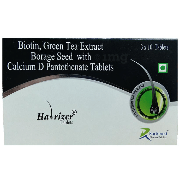 Hairizer Tablet with  Biotin, Green Tea Extract & Calcium