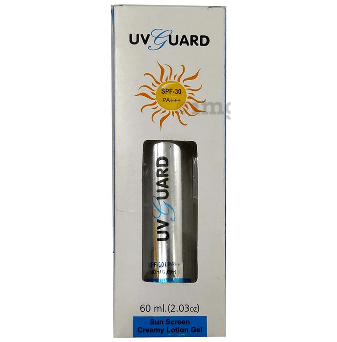 UV Guard Sun Screen Creamy Lotion Gel SPF 30
