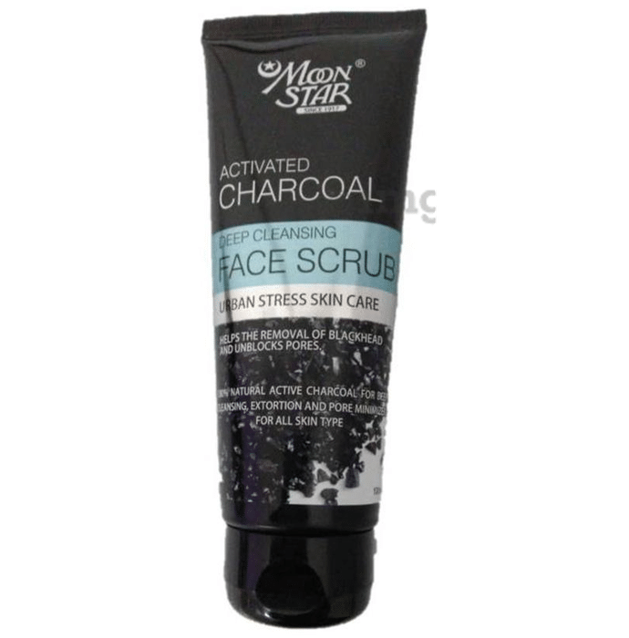 Moon Star Face Scrub Activated Charcoal