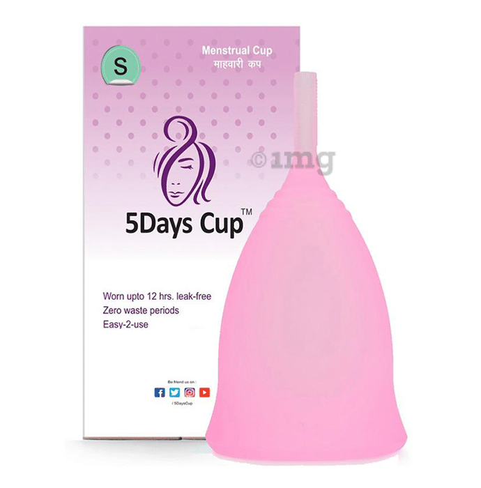 5DaysCup Reusable Menstrual Cup Small Pink