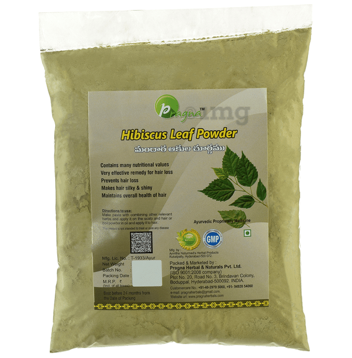 Pragna Hibiscus Leaf Powder Pack of 2: Buy packet of 90 gm Powder at best  price in India | 1mg