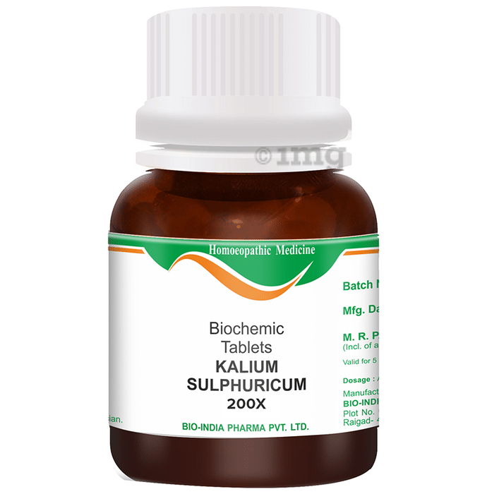 Bio India Kalium Sulphuricum Biochemic Tablet 200X