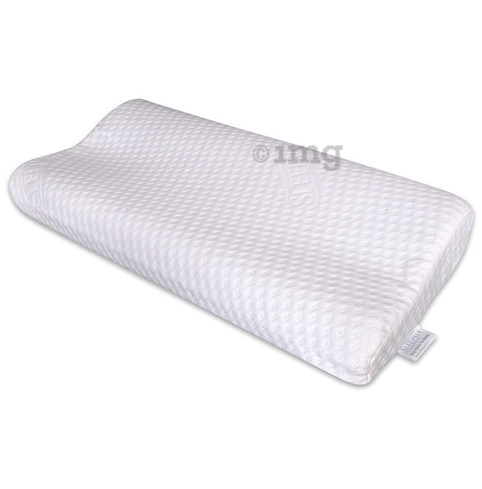 Sleepsia Premium Quality Thick Contour Gel Infused Pillow Medium Sleepsia Logo