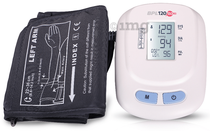 BPL B3 120/80 Blood Pressure Monitor White