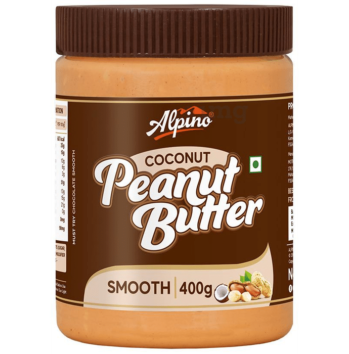 Alpino Coconut Smooth Peanut Butter (400gm Each)