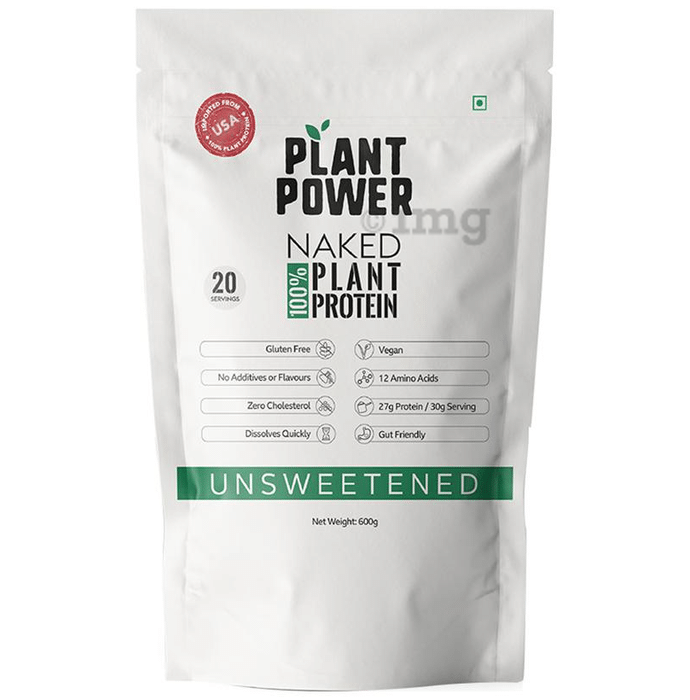 Plant Power 100% Naked Plant Protein Unsweetened