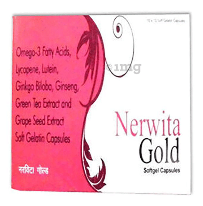 Nerwita Gold Soft Gelatin Capsule