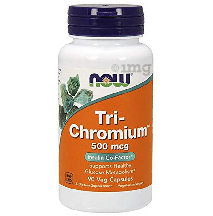 Now Foods Tri-Chromium 500mcg Veg Capsule