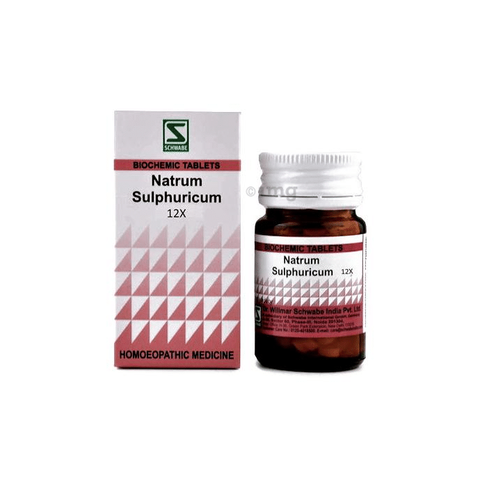 Dr Willmar Schwabe India Natrum Sulphuricum Biochemic Tablet 12X