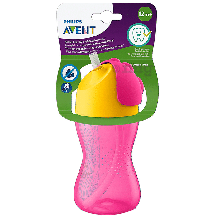 Philips Avent Straw Cup Pink