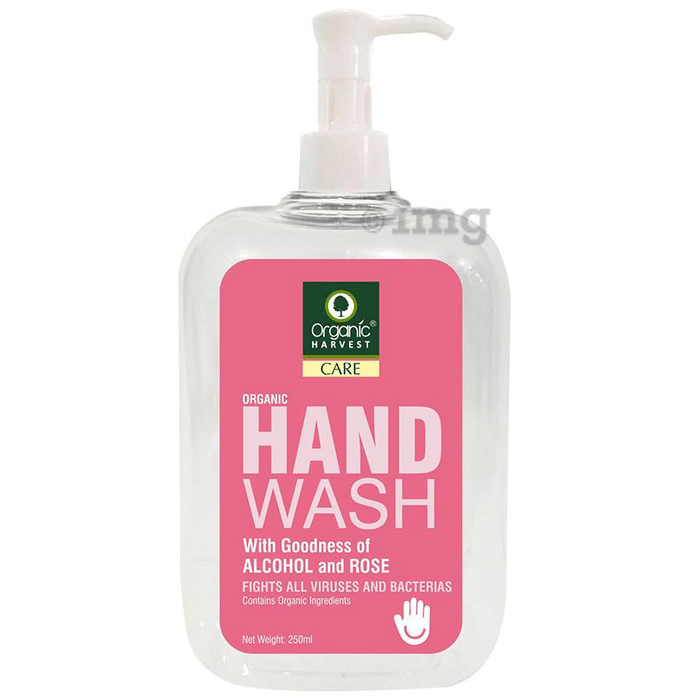 Organic Harvest Care Hand Wash Alcohol and Rose