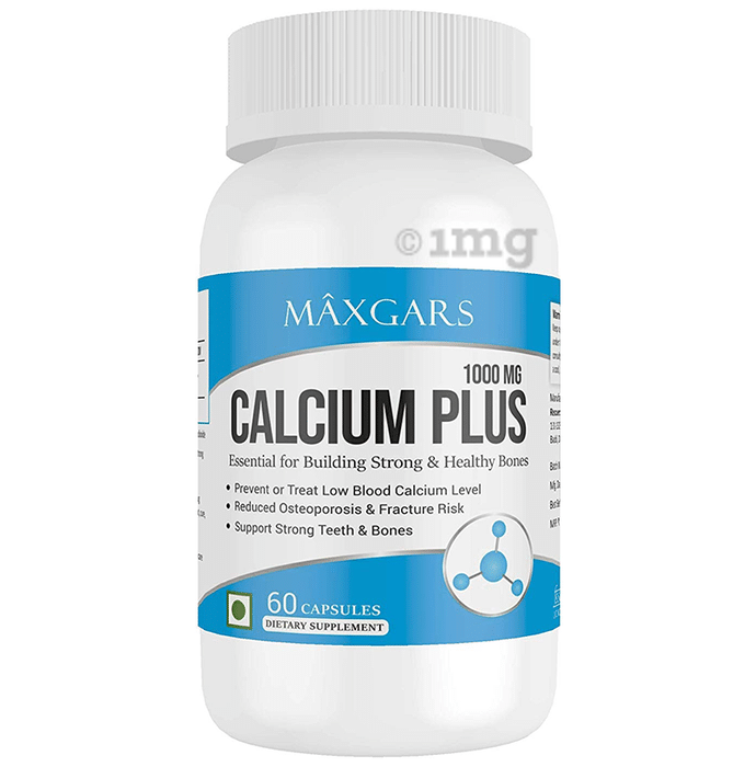 Maxgars Calcium Plus 1000mg Capsule
