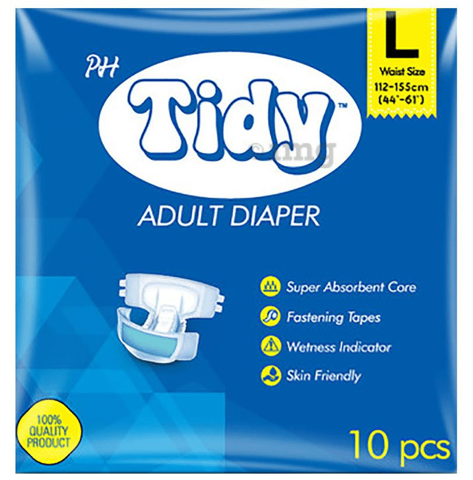 PH Tidy Adult Diaper Large White