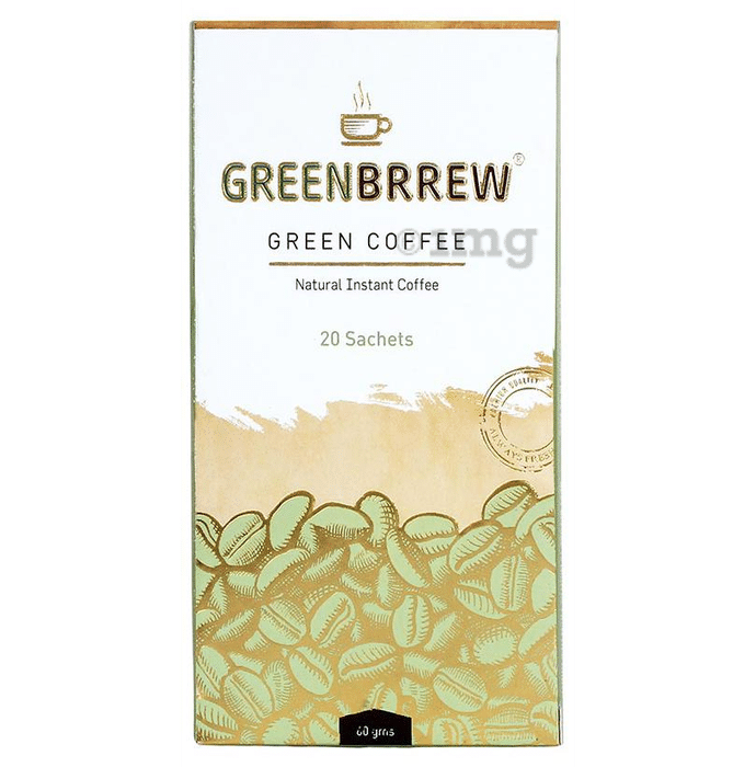 Green Brrew Coffee Sachet (3gm Each) Natural Instant