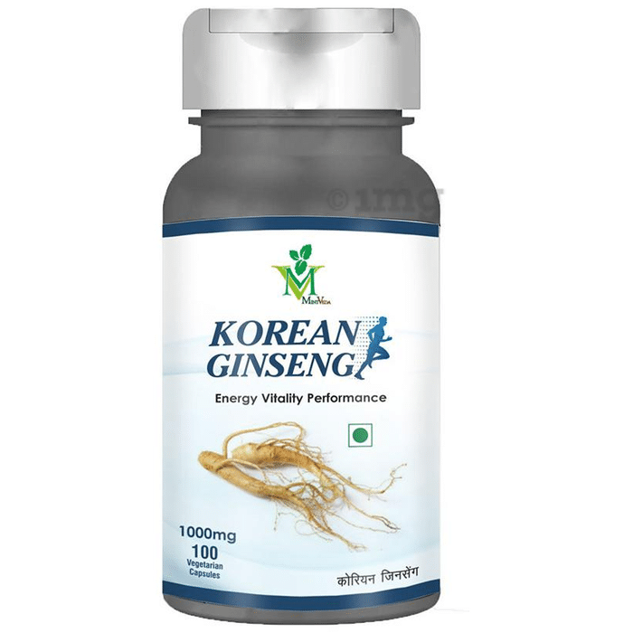Mint Veda Korean Ginseng 1000mg Vegetarian Capsule