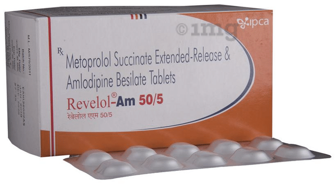 Revelol-AM 50/5 Tablet ER