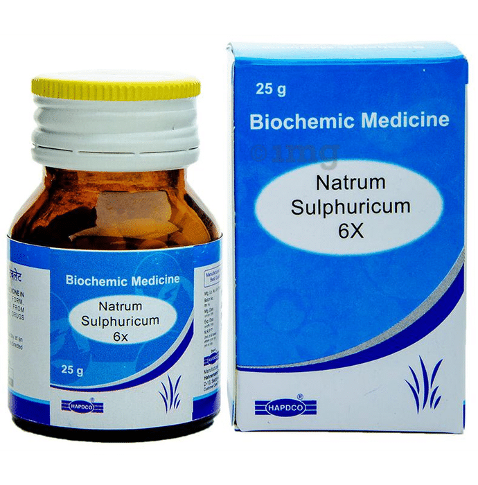 Hapdco Natrum Sulphuricum Biochemic Tablet 6X